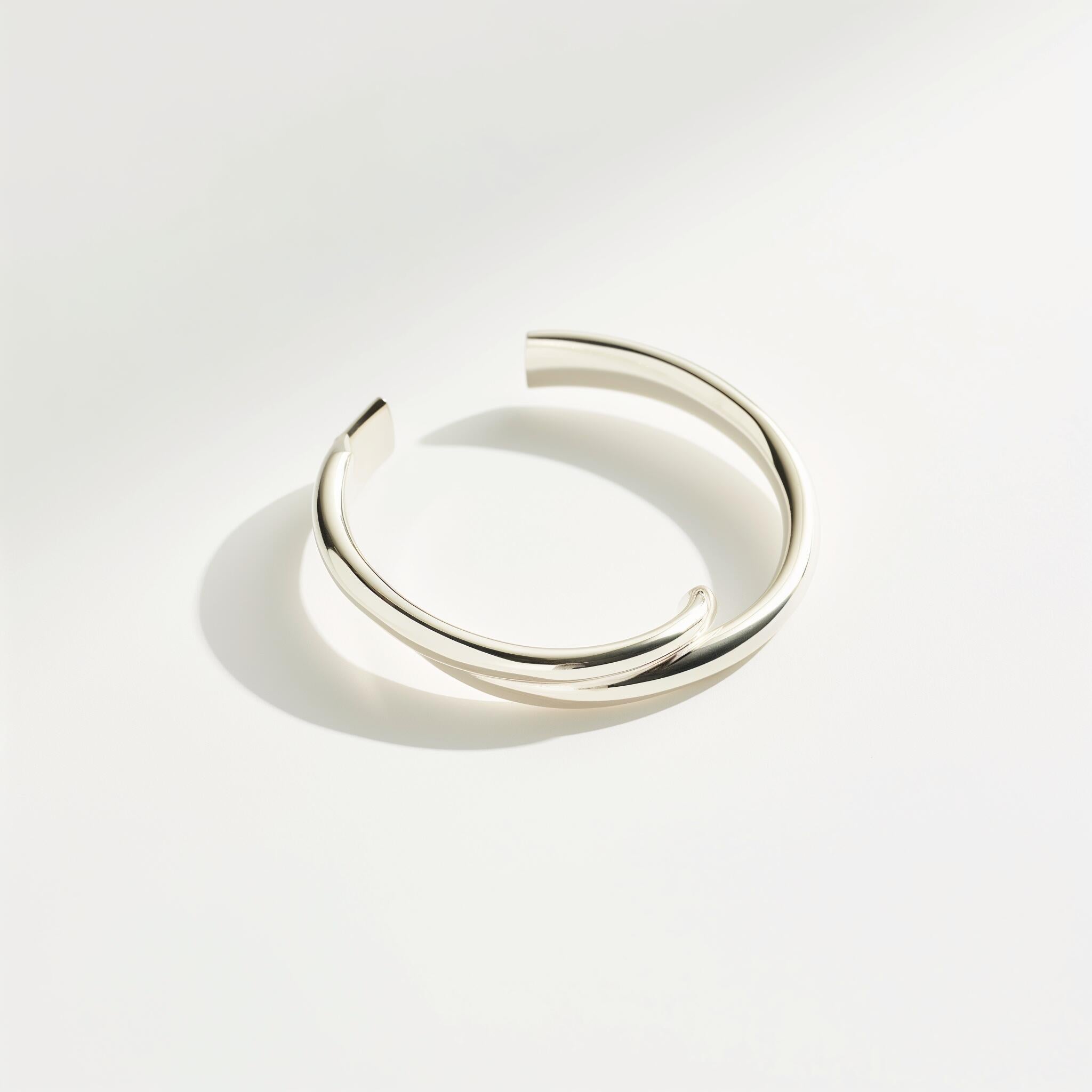 Minimalist Silver Cuff Bracelet